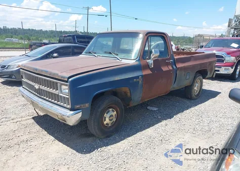1982 Chevrolet C20 из США, поврежденный, VIN 1GCGC24M6CJ114288